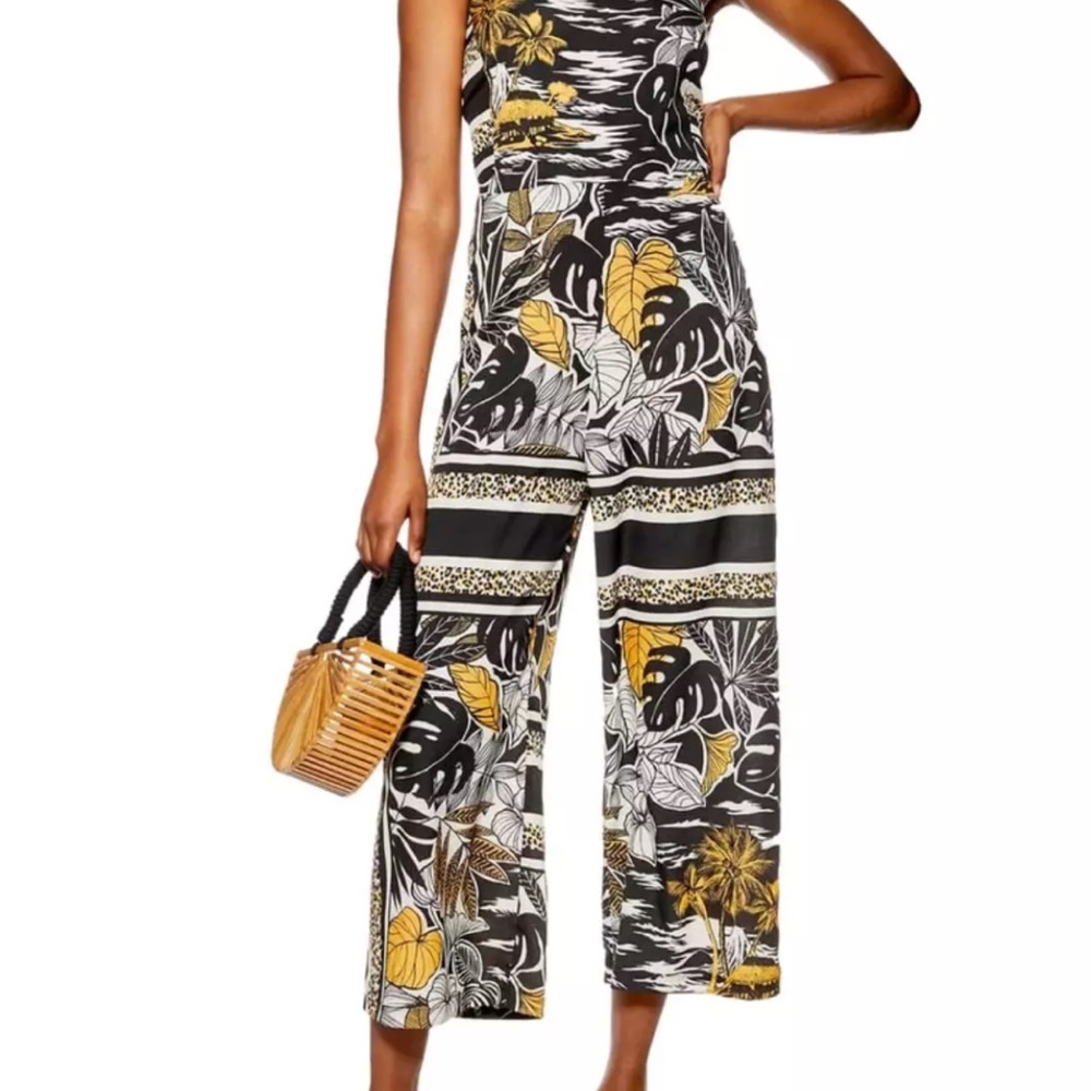 Tropical Print Jumpsuit - in a great condition